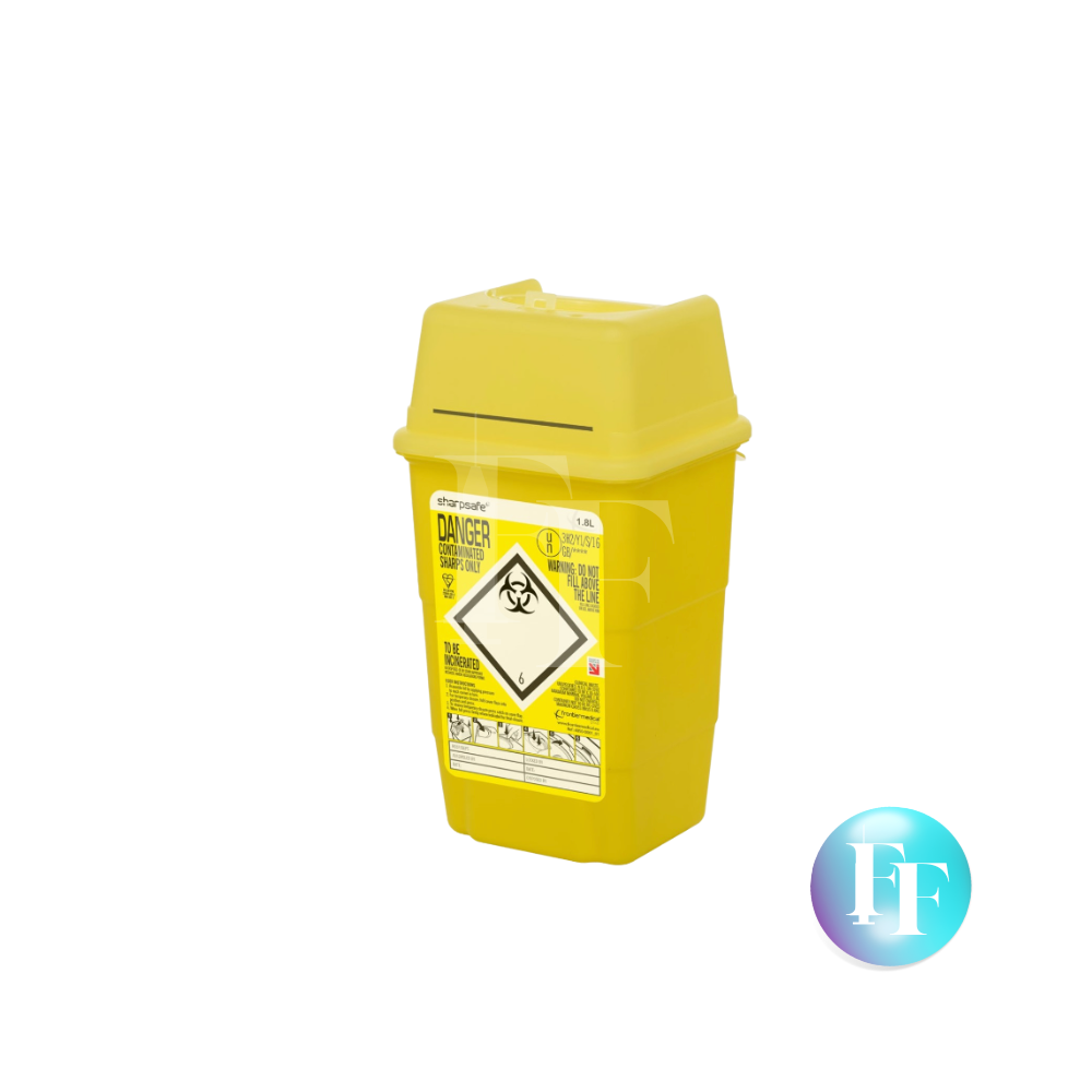 Sharpsguard Yellow 1 Ltr Sharps Bin