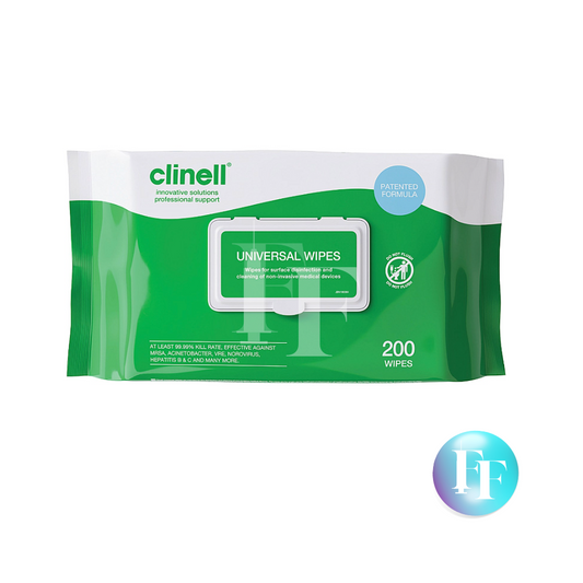 Clinell Wipes CW200 Universal Sanitising Anti-Bacterial x 200